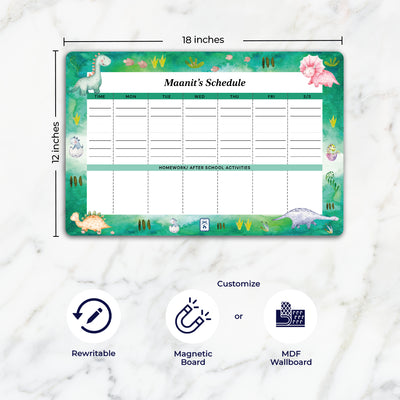 Dinoland Schedule Planner