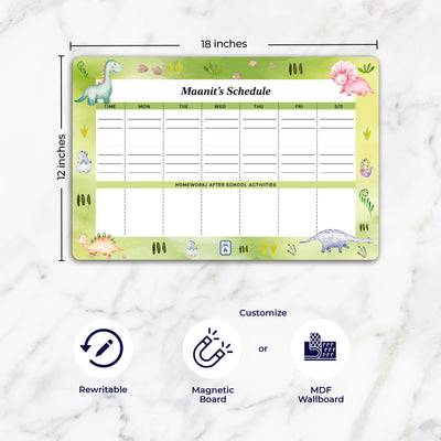 Dinoland Schedule Planner