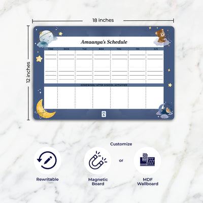 Moonlight Snuggles Schedule Planner