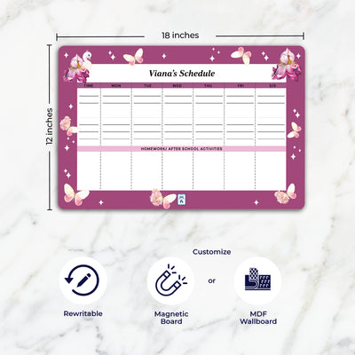Butterfly Swan Blossom Schedule Planner