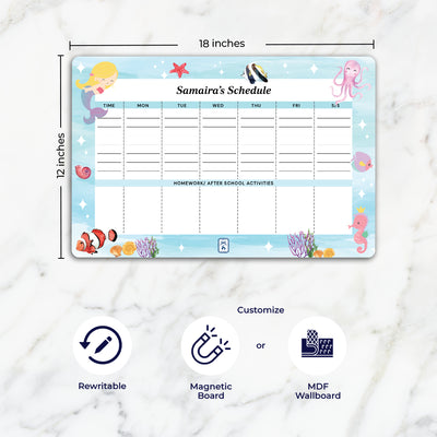 Lil Mermaid Schedule Planner