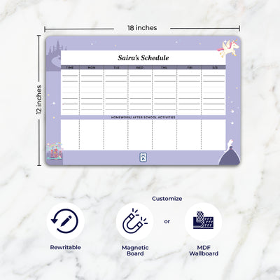 Princess Schedule Planner