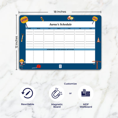 Little Builder Schedule Planner
