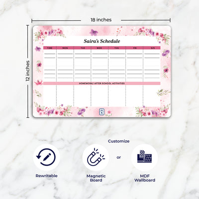 Floral Fiesta Schedule Planner