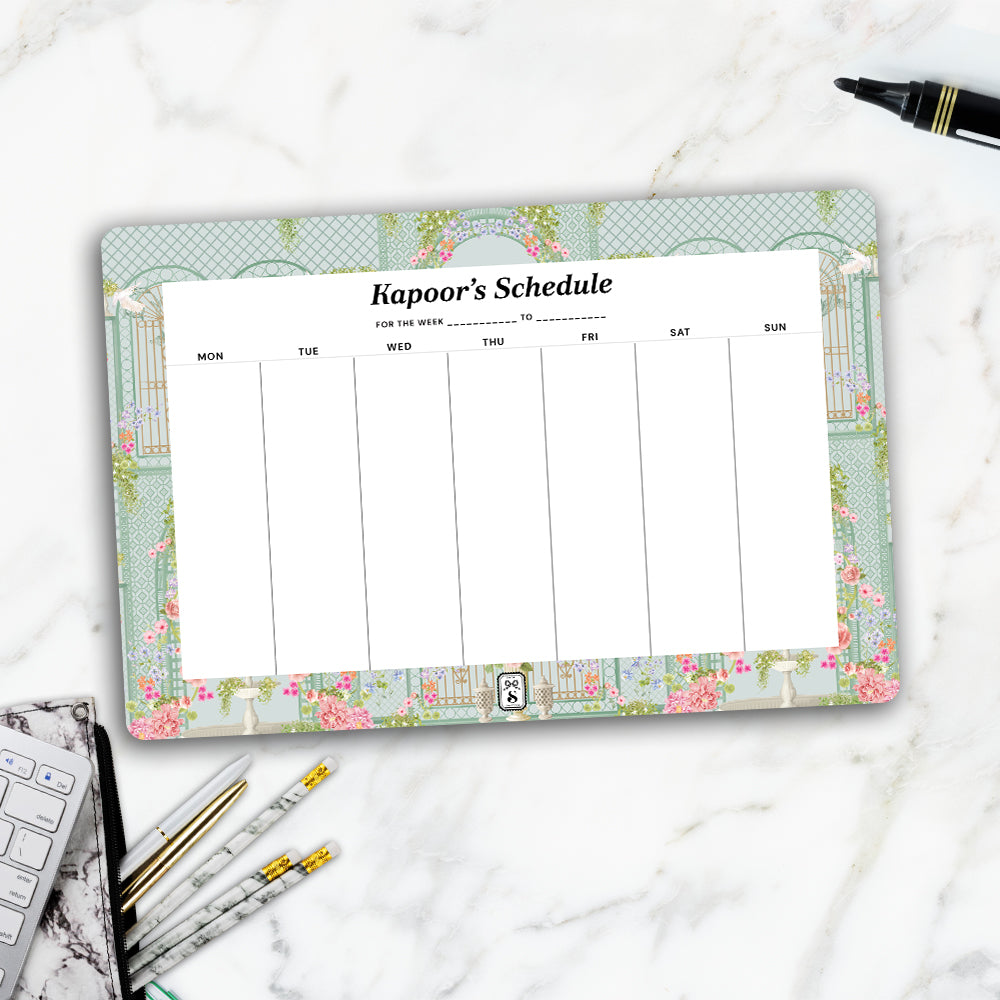 Secret Garden Weekly Planner