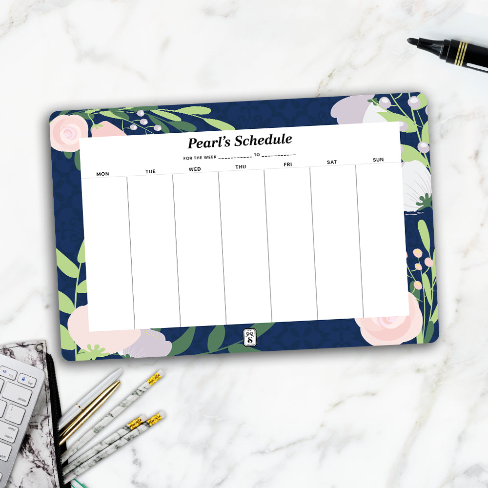 Royal Bloom Weekly Planner