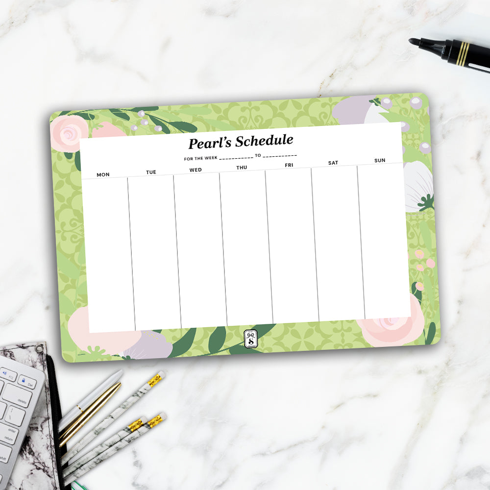 Royal Bloom Weekly Planner