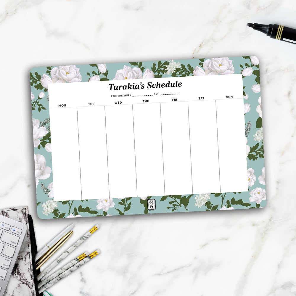 Peonies Weekly Planner