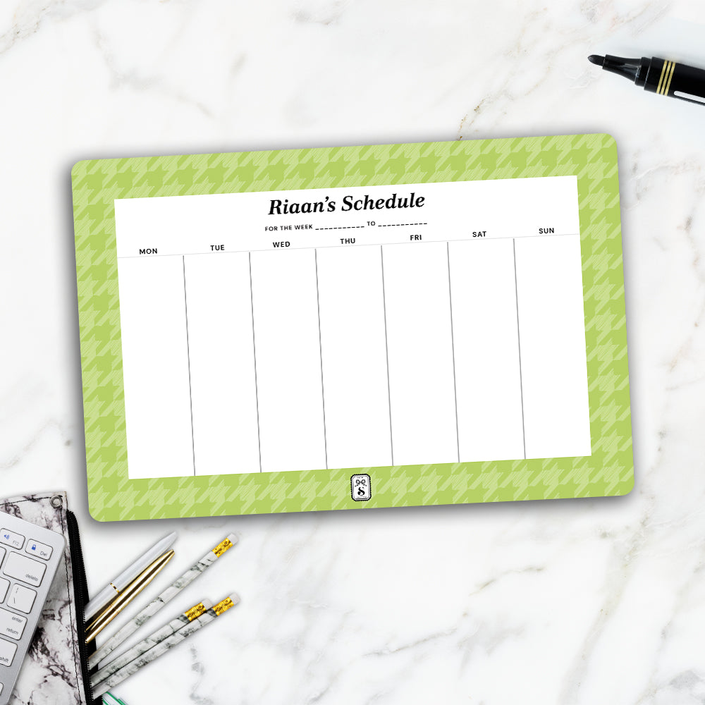 Houndstooth  Weekly Planner