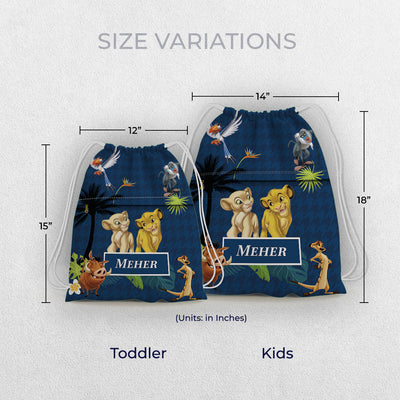 Baby Jungle King Swim Bag