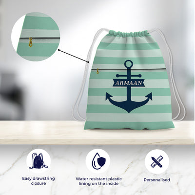 Nautical Anchor Swim Bag