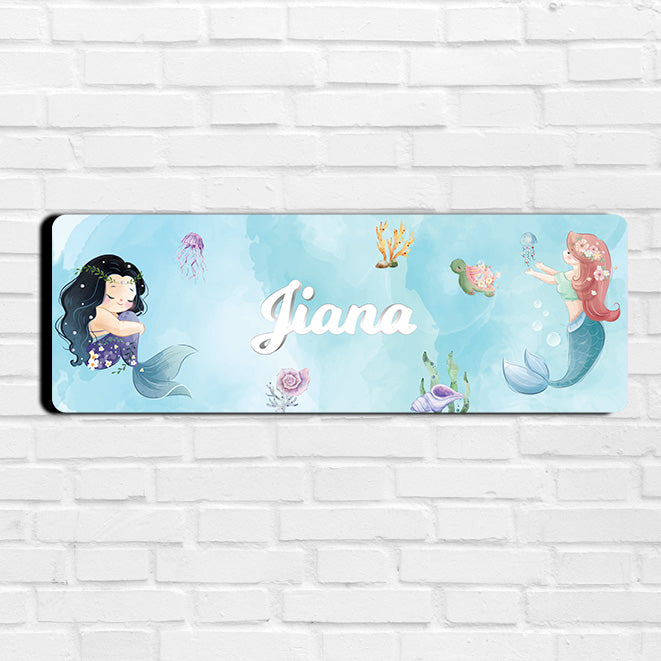 Mermaid Magic Name Plate (Petite) (kids)