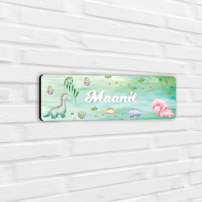 Dinoland Name Plate (Petite) (kids)
