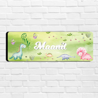 Dinoland Name Plate (Petite) (kids)