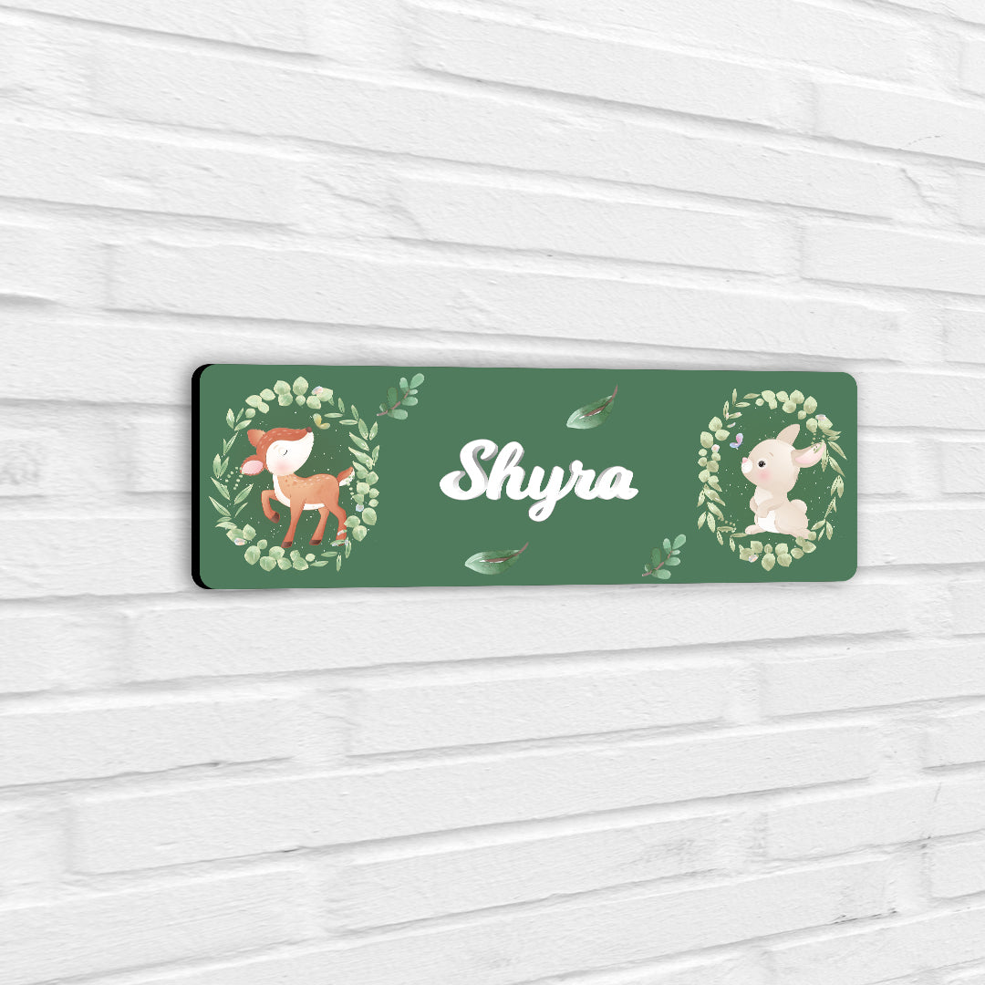 Woodland Wonders Name Plate (Petite) (kids)