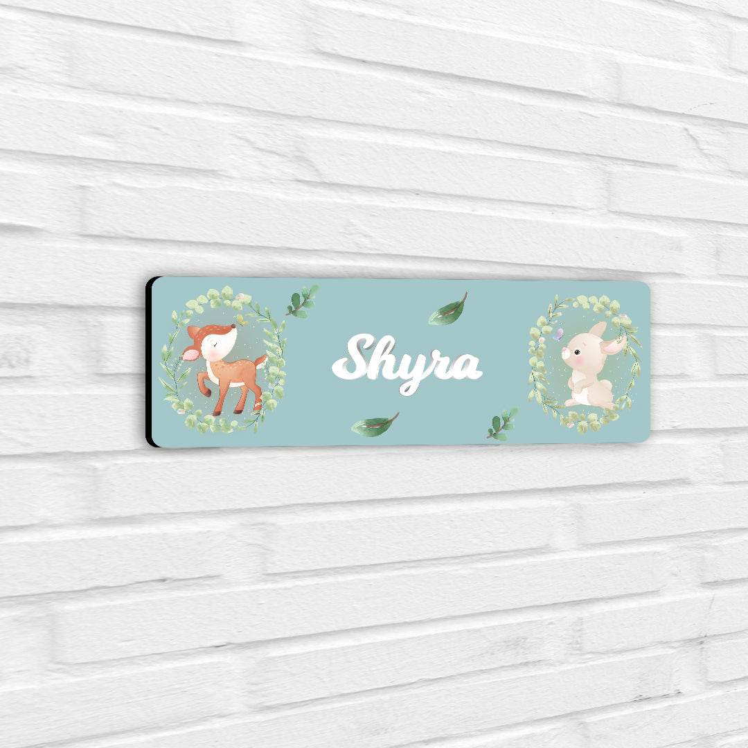 Woodland Wonders Name Plate (Petite) (kids)