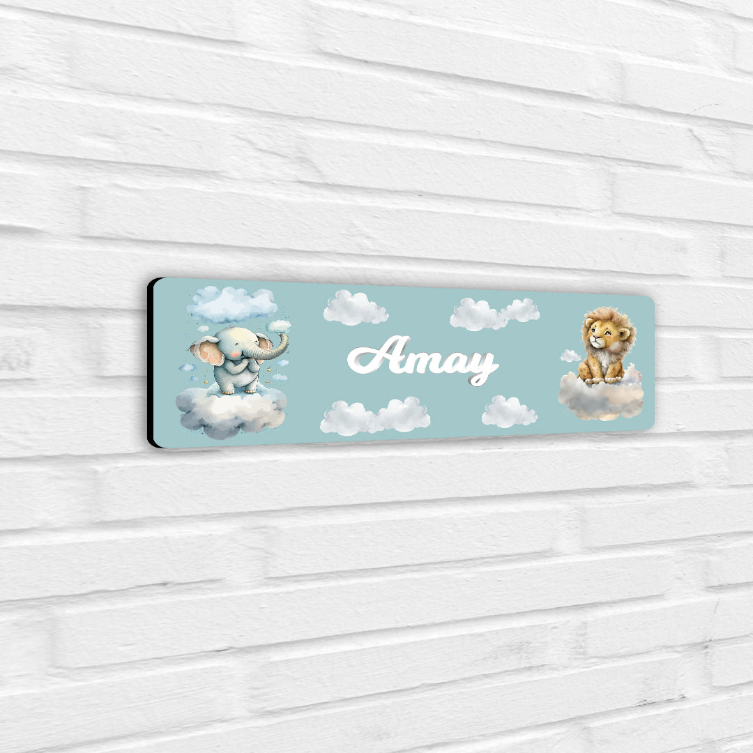 Lofty Animals Name Plate (Petite) (kids)