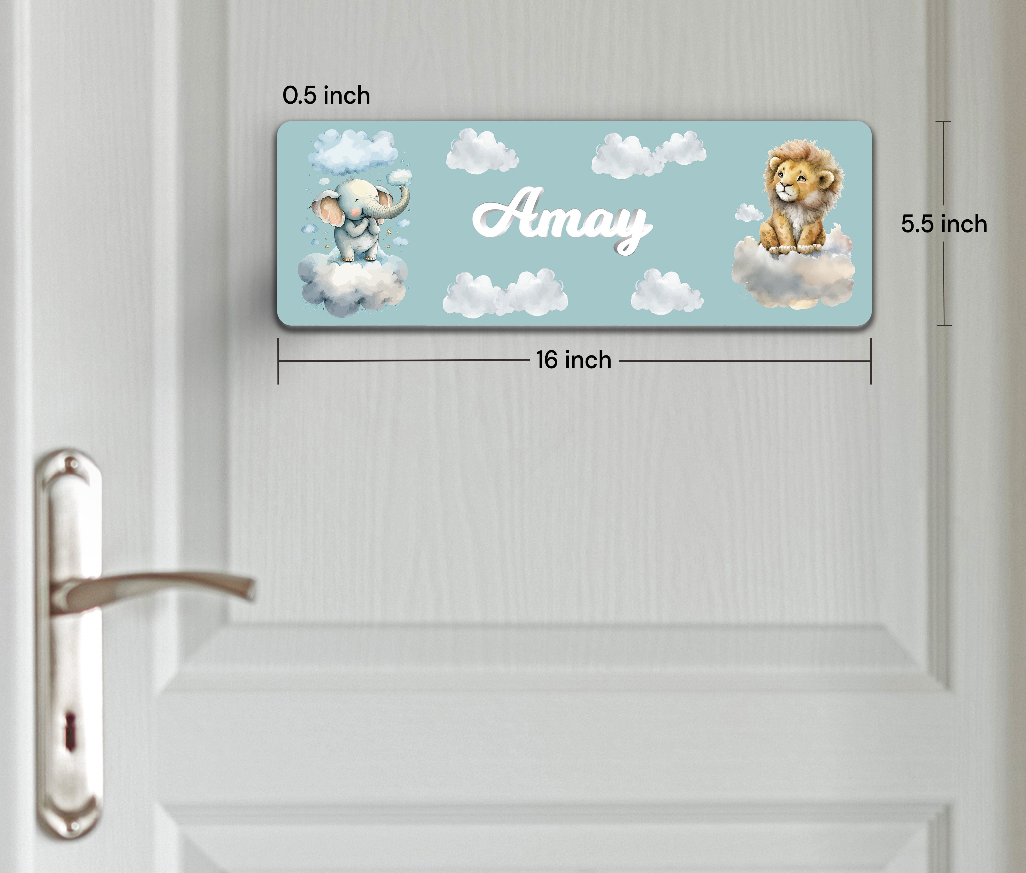 Lofty Animals Name Plate (Petite) (kids)