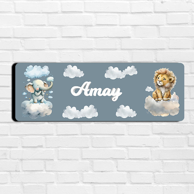 Lofty Animals Name Plate (Petite) (kids)