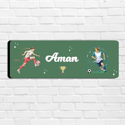 Football Fever Name Plate (Petite)