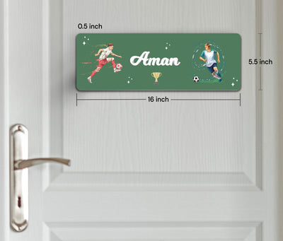 Football Fever Name Plate (Petite)
