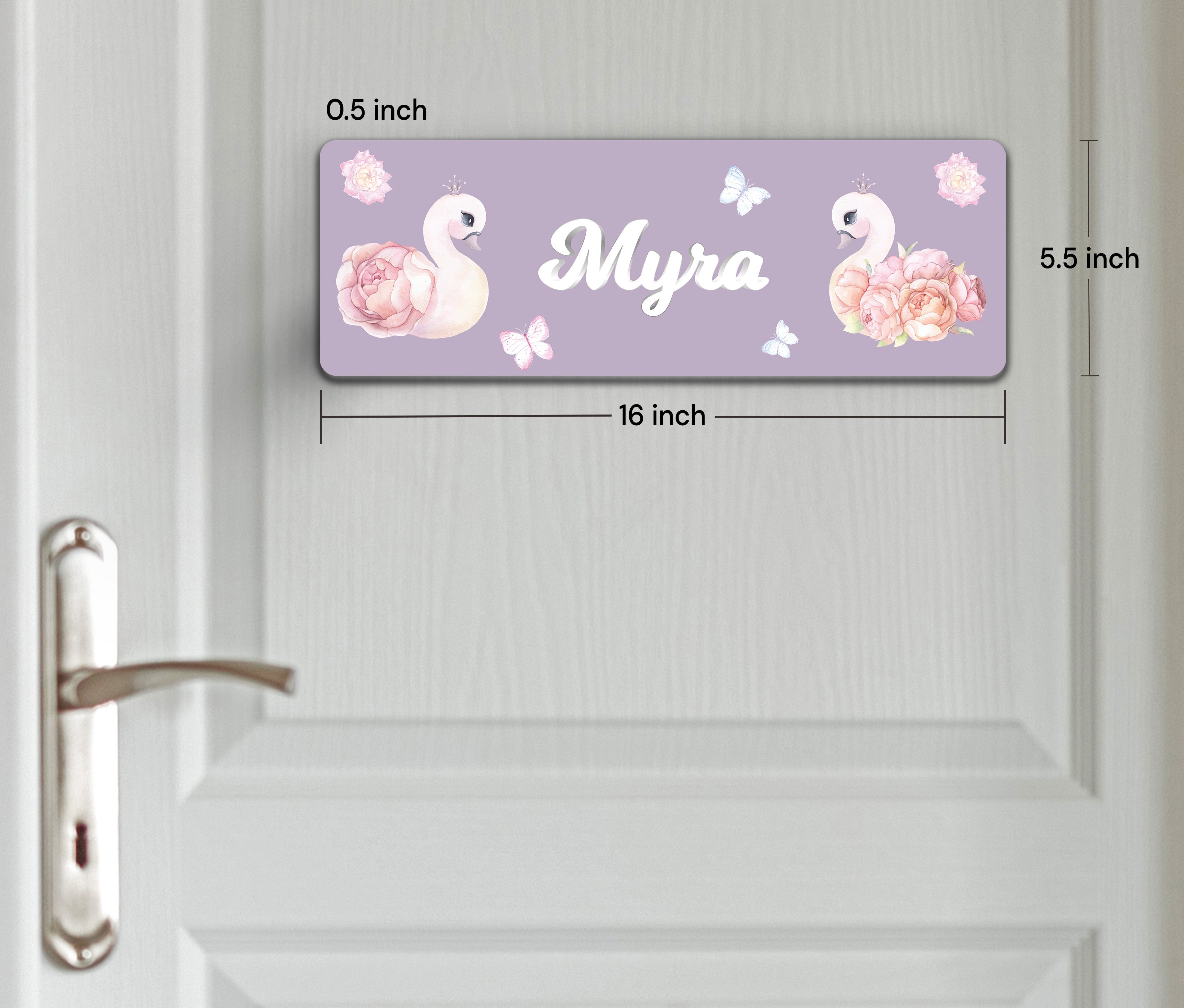 Swan Lake Garden Name Plate (Petite) (kids)