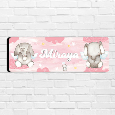 Lil Forest Friends Name Plate (Petite) (kids)