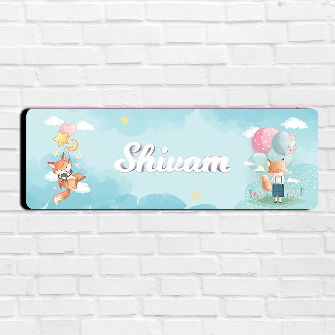 Lil Forest Friends Name Plate (Petite) (kids)