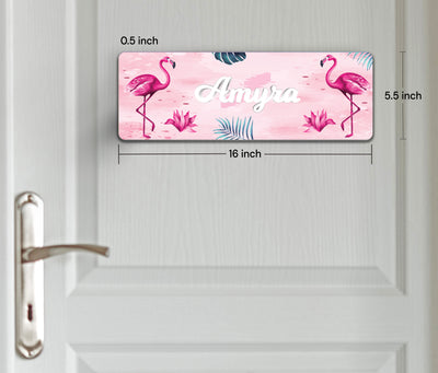 Flamingo Fiesta Name Plate (Petite)