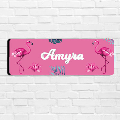 Flamingo Fiesta Name Plate (Petite)
