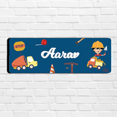 Little Builder Name Plate (Petite)