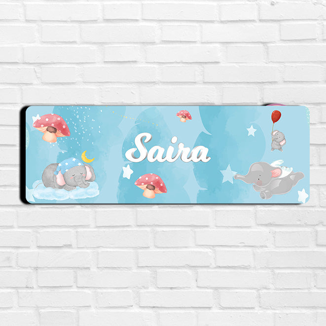 Red Balloon Ellie Name Plate (Petite) (kids)