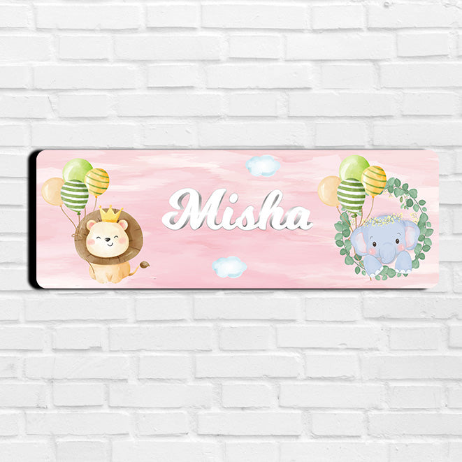 Safari Soiree Name Plate (Petite) (kids)