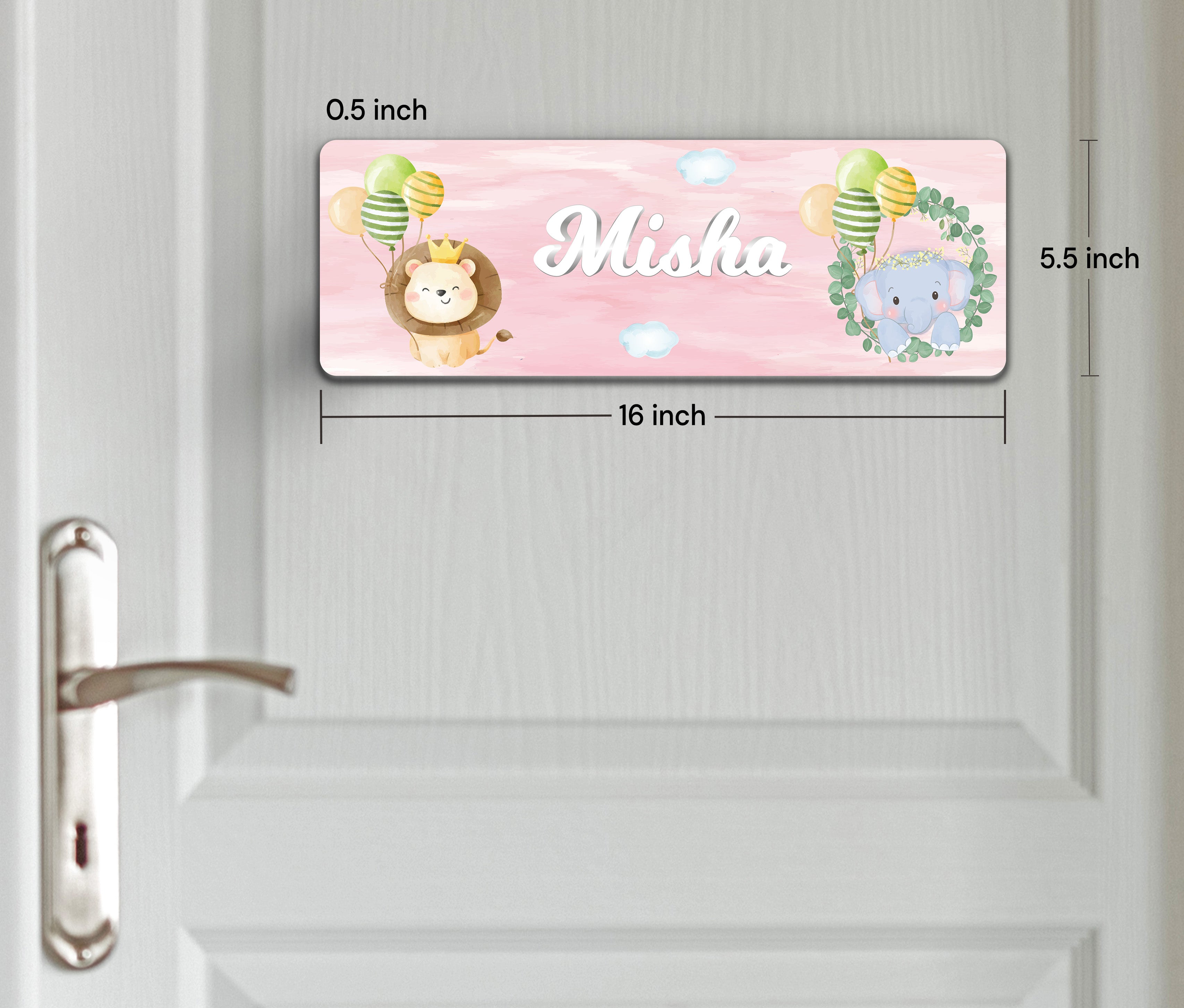 Safari Soiree Name Plate (Petite) (kids)