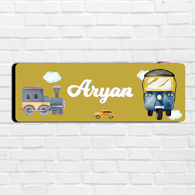 Transport Name Plate (Petite) (kids)