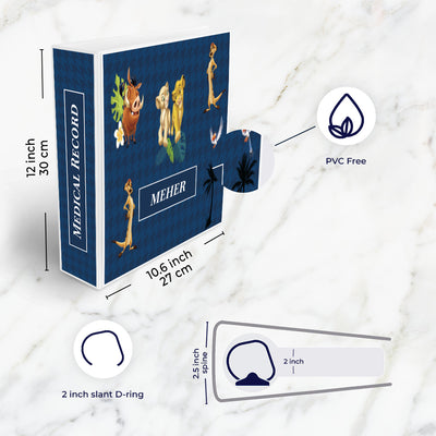 Baby Jungle King Stationery Set