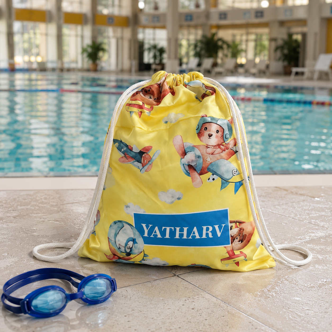 Teddy's Flight Swim Bag