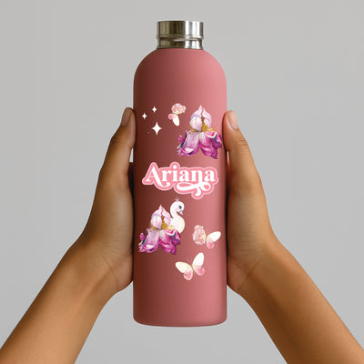 Butterfly Swan Blossom Water Bottle