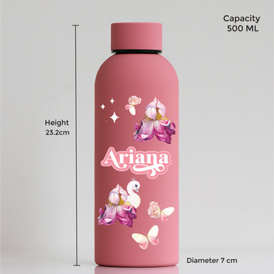 Butterfly Swan Blossom Water Bottle