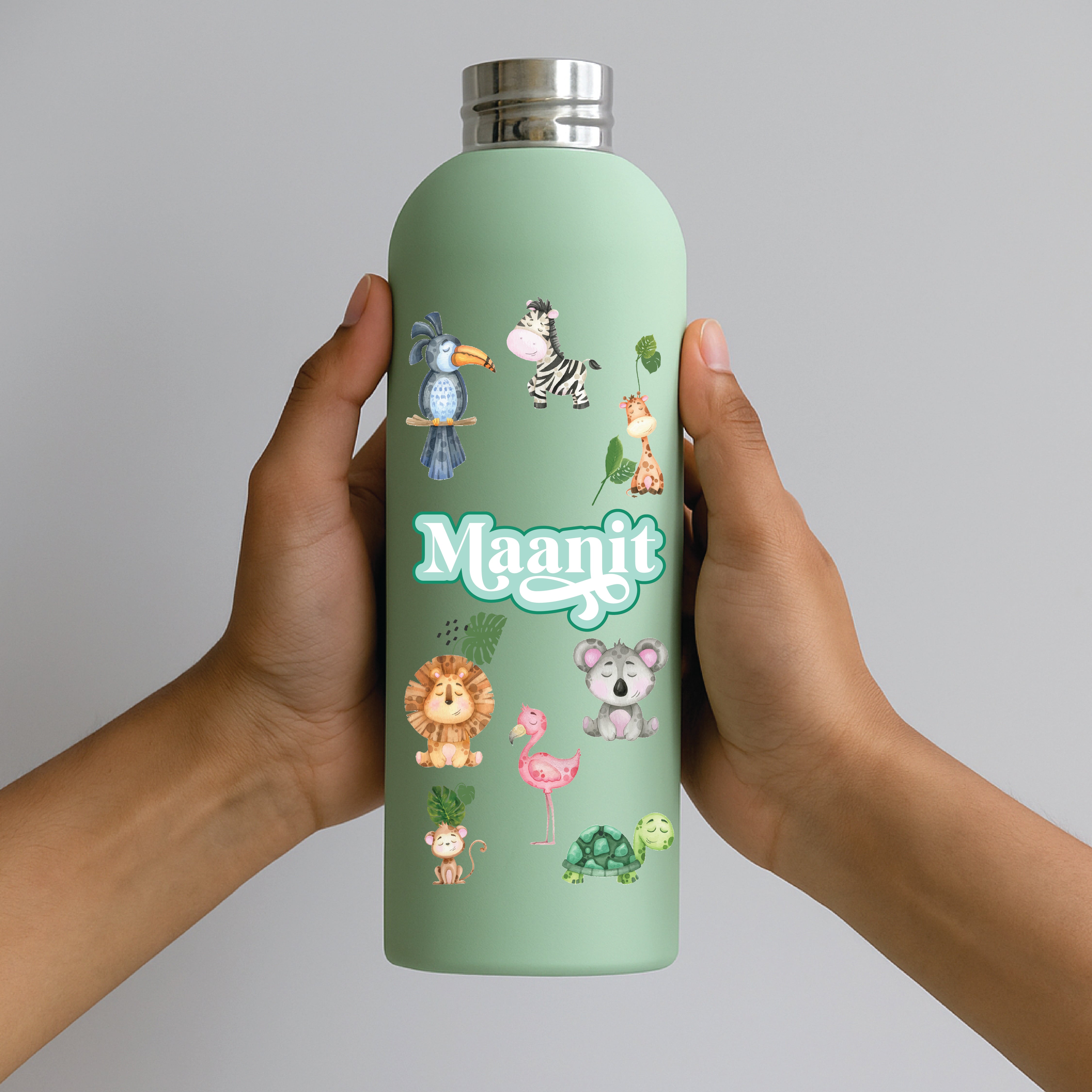 Jungle Friends Water Bottle