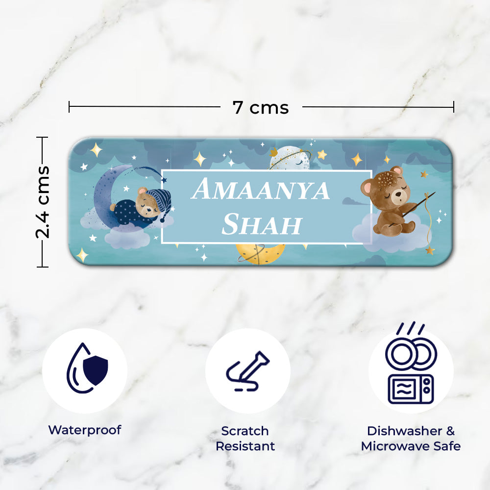 Moonlight Snuggles Waterproof Sticker - Set of 40