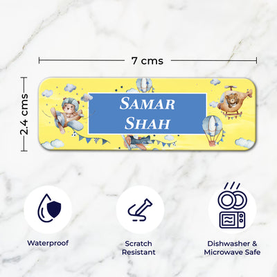 Teddy's Flight Waterproof Sticker - Set of 60