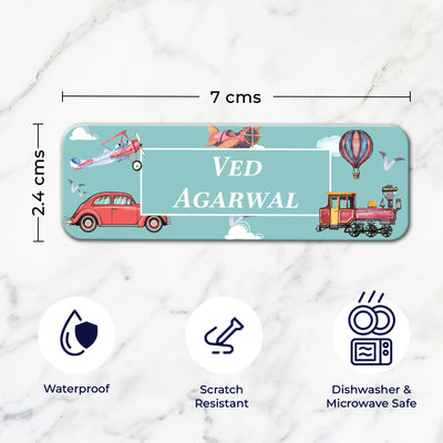 Transport Waterproof Sticker - Set of 60