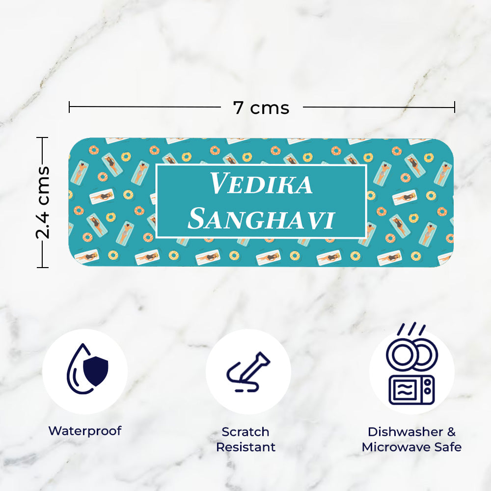 Swim Float Waterproof Sticker - Set of 60