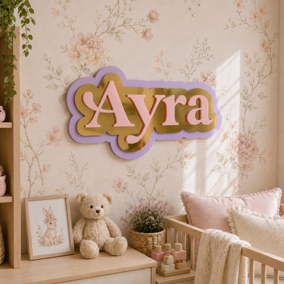 Pink Name Sign